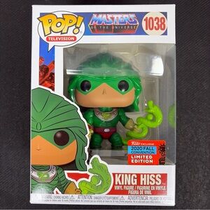 Funko Pop! Masters Universe King Hiss #1038 Green 2020 Fall LE Figure